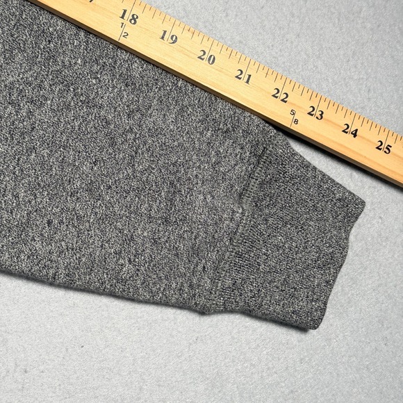 Polo Ralph Lauren Mens Full Zip Hoodie Heather Gray Fleece Pony Logo Medium - Picture 8 of 12